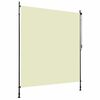 vidaXL 屋外用ローラーブラインド 200x270cm クリーム