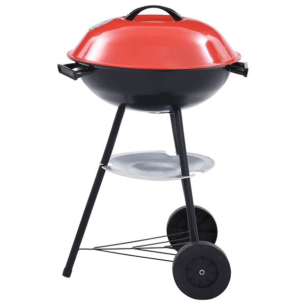 vidaXL 携帯式 チャコールケトルBBQグリル XXL ホイール付き 44cm