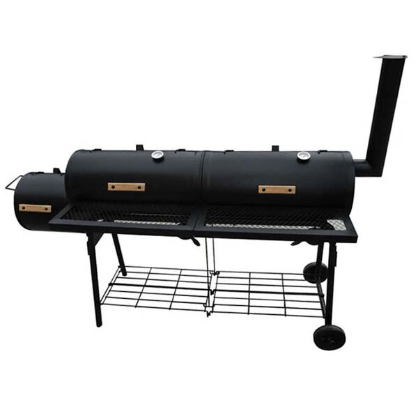 vidaXL スモーカー BBQ ネバダ XL ブラック