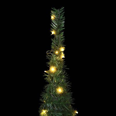 vidaXL ポップアップ ストリング 人工プレライトクリスマスツリー グリーン 150cm