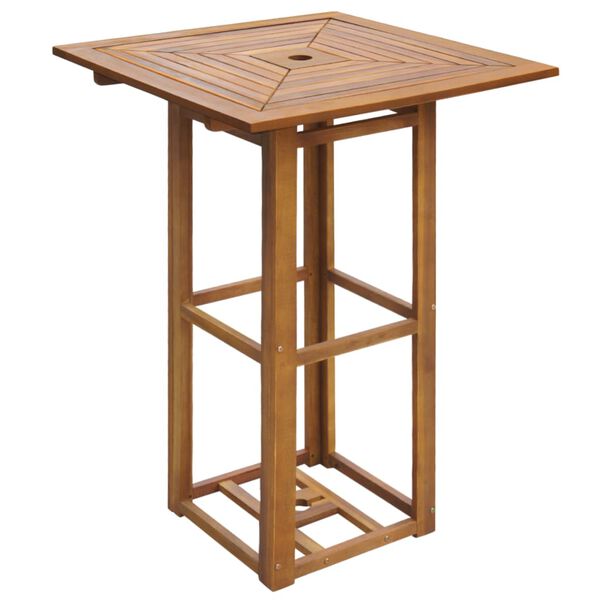 vidaXL ビストロ3点セット アカシア無垢材