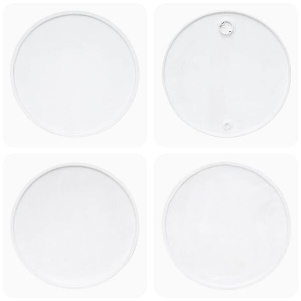 vidaXL コーヒーテーブル 無垢の再生木材 60x45cm ホワイト