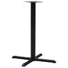 vidaXL ビストロテーブル脚 76x76x107 cm 鋳鉄製 ブラック