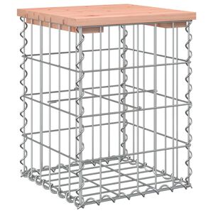 vidaXL ガーデンベンチ 蛇籠デザイン 33x31x42 cm ダグラス無垢材