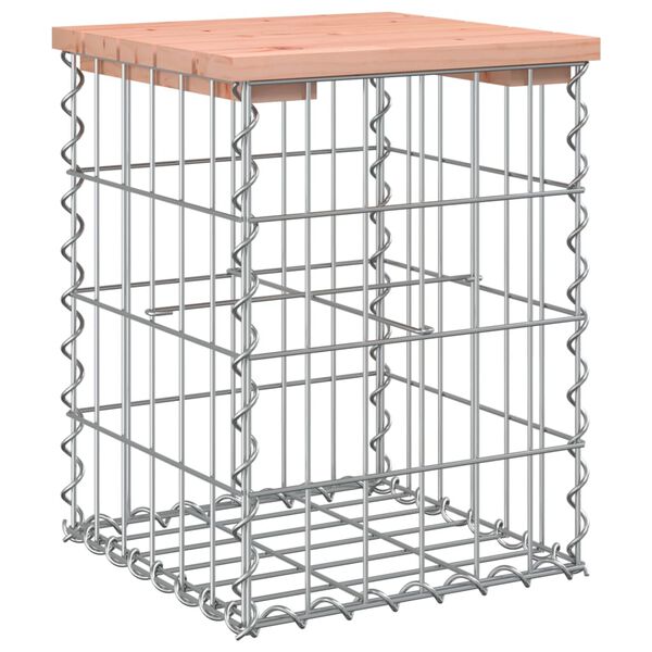 vidaXL ガーデンベンチ 蛇籠デザイン 33x31x42 cm ダグラス無垢材