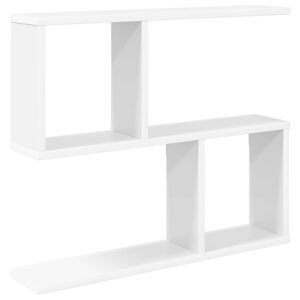 vidaXL 壁棚 ホワイト 60 x 12 x 50.5 cm エンジニアードウッド