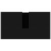 vidaXL バスルームキャビネット ブラック 60x33x61cm パーティクルボード