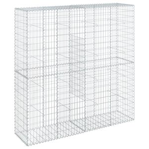 vidaXL 蛇籠バスケット カバー付き 200x50x200cm 亜鉛メッキ鉄