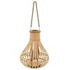 vidaXL ハンギングキャンドル ランタンホルダー バンブー/竹 ナチュラル