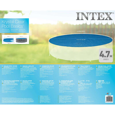 INTEX Intex ソーラープールカバー 丸型 488cm
