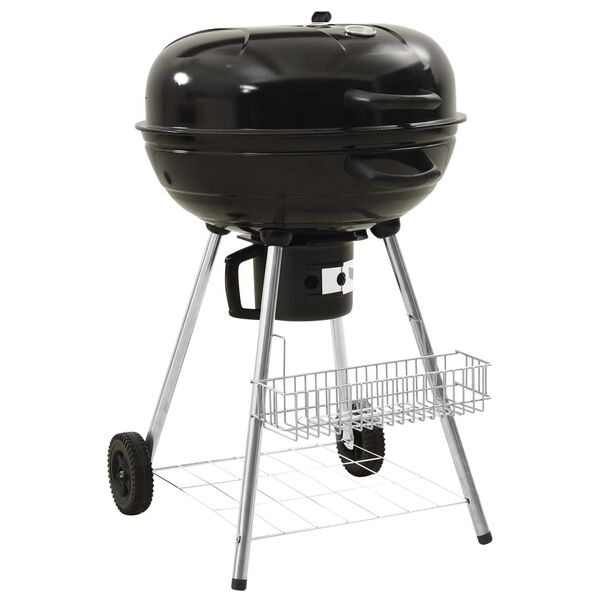 vidaXL 313358 vidaXL Kettle Charcoal BBQ Grill 73x58x96 cm Steel