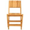 vidaXL 折りたたみガーデンチェア 2点 47x61x90 cm チーク無垢材