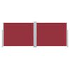 vidaXL 引き込み式サイドオーニング 140x1000cm レッド