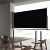 vidaXL パティオ用 引き込み式サイドオーニング 60x300cm ブラック