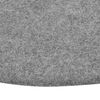 vidaXL 人工芝 スタッド付き 直径95cm グレー 丸型