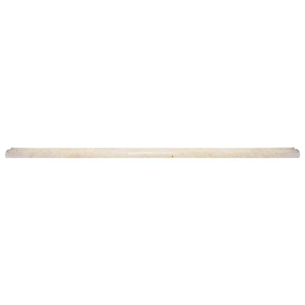 vidaXL テーブルトップ 直径60x2.5cm 大理石 クリーム