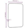 vidaXL 壁取り付け式ミラー ゴールド 40x60 cm 長方形