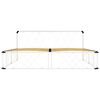 vidaXL ベッドフレーム ホワイト 金属製 200x200cm