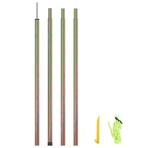 vidaXL サンシェードセイル用ポール 250cm 亜鉛メッキ鋼製
