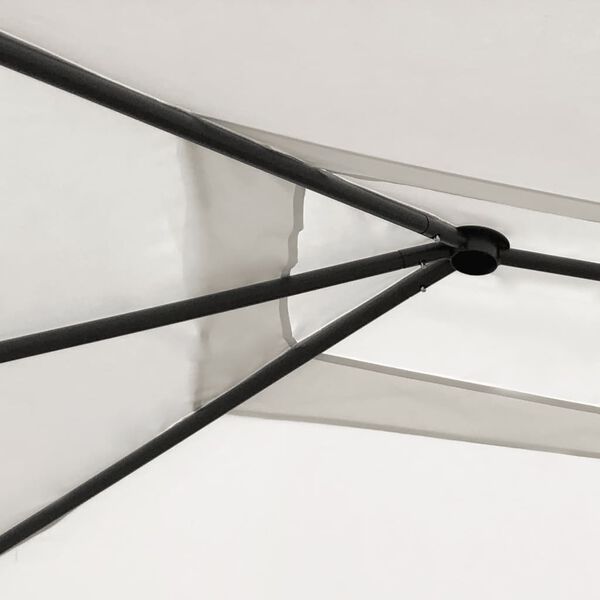 vidaXL ガゼボ 2,98x5,3x2,59m クリーム 160g/m²