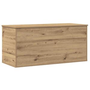 vidaXL 収納ボックス アーティザンオーク 100 x 42 x 46 cm エンジニアードウッド
