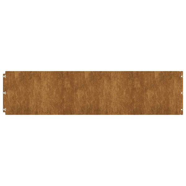 vidaXL 芝生エッジング 20個入り 25x103 cm フレキシブル耐候性スチール