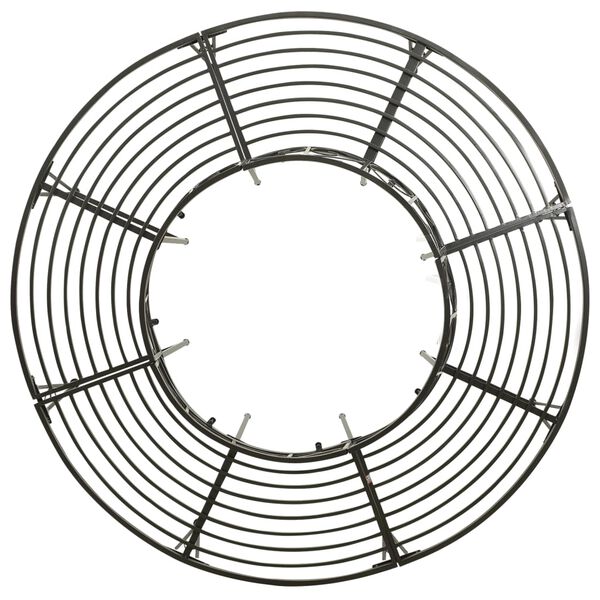 vidaXL ガーデンツリーベンチ 160cm スチール製