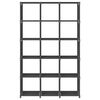 vidaXL 15キューブ ディスプレイシェルフ グレー 103x30x175.5cm 布製