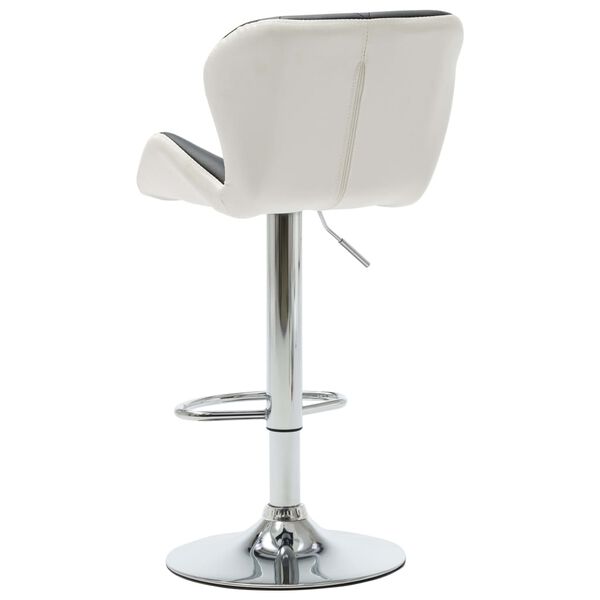 vidaXL バースツール ブラック 合成皮革製