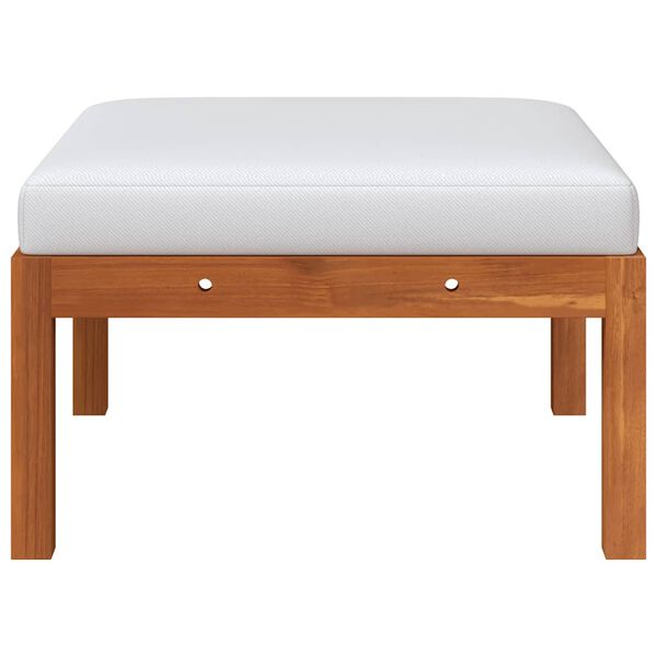 vidaXL 3点ガーデンラウンジセット クッション付き 木製アカシア＆ロープ