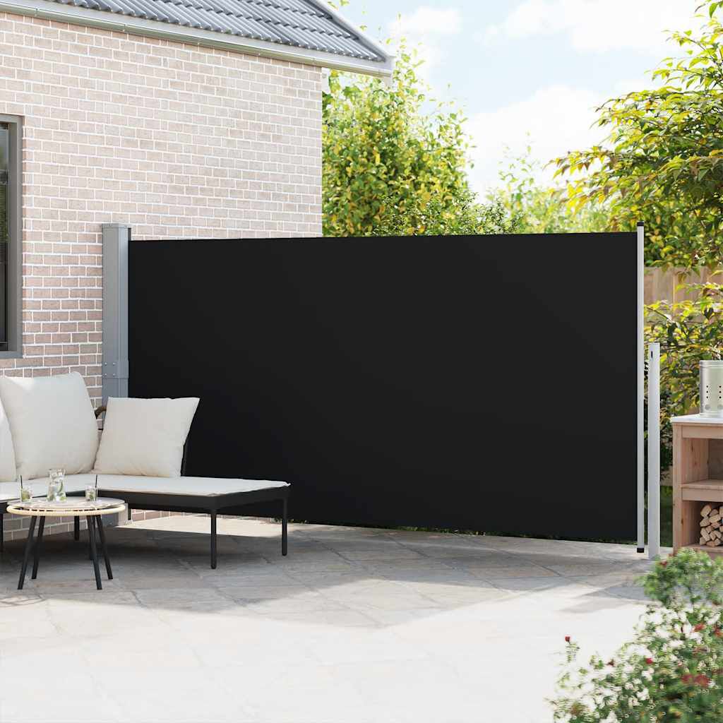 引き込み式サイドオーニング160×500 vidaXL 引き込み式サイドオーニング 160x500cm ブラック | vidaXL.jp