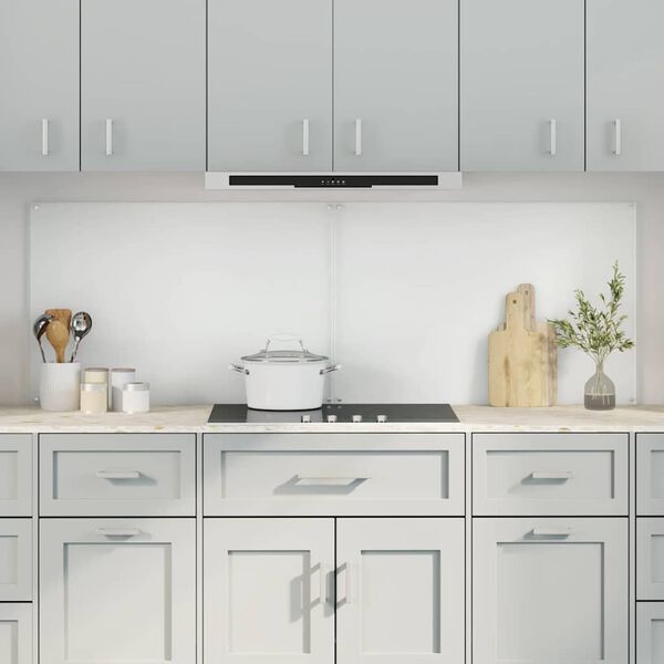 vidaXL キッチンスプラッシュバック 2 pcs トランスペアレント 90 x 60 cm 強化ガラス