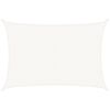 vidaXL サンシェードセイル 160g/m² ホワイト 3x4.5m 高密度ポリエチレン
