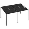 vidaXL ガゼボ 引き込み式ルーフ付き アントラシート 400x300x233cm