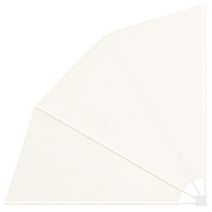 vidaXL 折りたたみ式 バルコニー用 サイドオーニング クリーム 210x210cm
