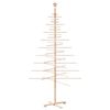 vidaXL 木製クリスマスツリー 装飾用 210 cm 無垢材 パイン材