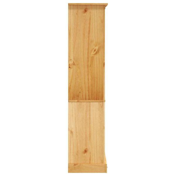 vidaXL 5段組本棚 メキシカンパイン材 コロナシリーズ 80 x 40 x 170 cm