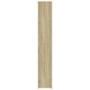 vidaXL ハイボード ソノマオーク 30x42.5x185cm エンジニアリングウッド