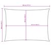 vidaXL サンシェードセイル 3x4.5m 長方形 オックスフォード生地 ベージュ