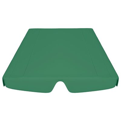 vidaXL ガーデンブランコ専用 交換用キャノピー 150/130x105/70cm グリーン