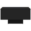 vidaXL コーヒーテーブル ブラック 60x60x31.5 cm エンジニアリングウッド
