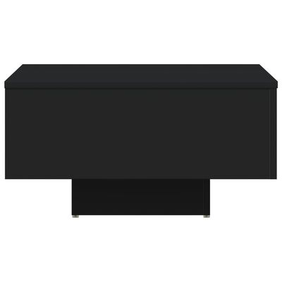 vidaXL コーヒーテーブル ブラック 60x60x31.5 cm エンジニアリングウッド