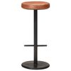 vidaXL 321875 vidaXL Bar Stools 2 pcs Brown Real Leather