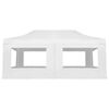 vidaXL プロ仕様 折りたたみ式パーティーテント ウォール付き アルミ製 6x3m ホワイト
