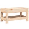 vidaXL ガーデンフットスツール 62x30x32 cm 無垢材 パイン材