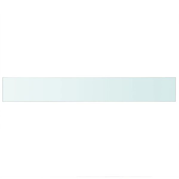 vidaXL 棚板 ガラス製 透明 90x12cm