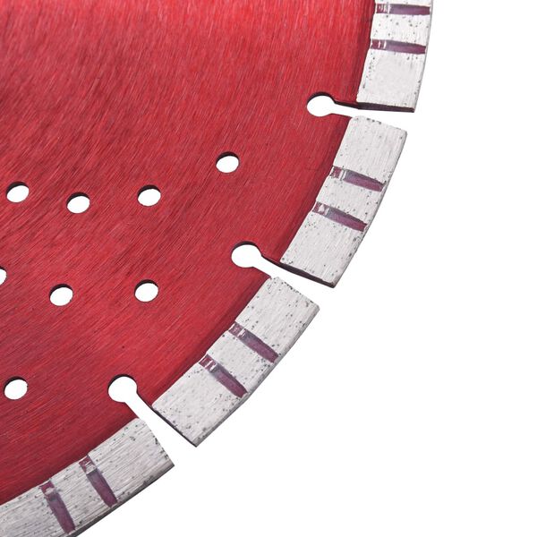 vidaXL ダイヤモンドカッティングディスク スチール製 ターボ＆穴付き 350mm