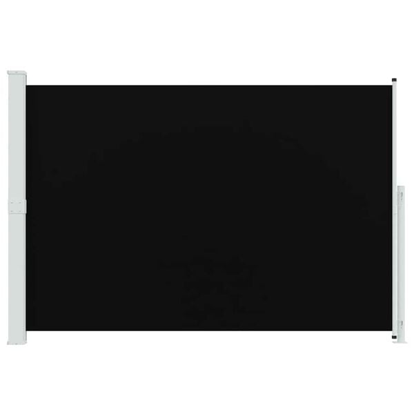 vidaXL パティオ用 引き込み式サイドオーニング 200x300cm ブラック