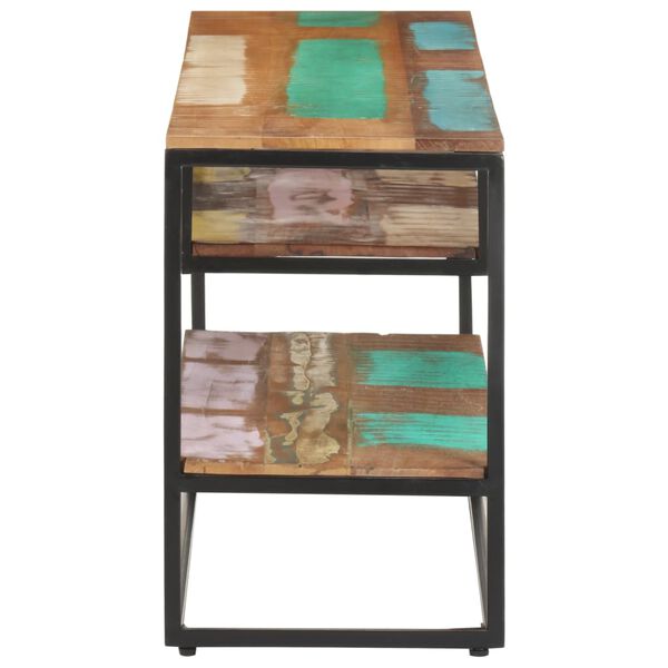 vidaXL TVキャビネット 130x30x45cm 無垢の再生木材