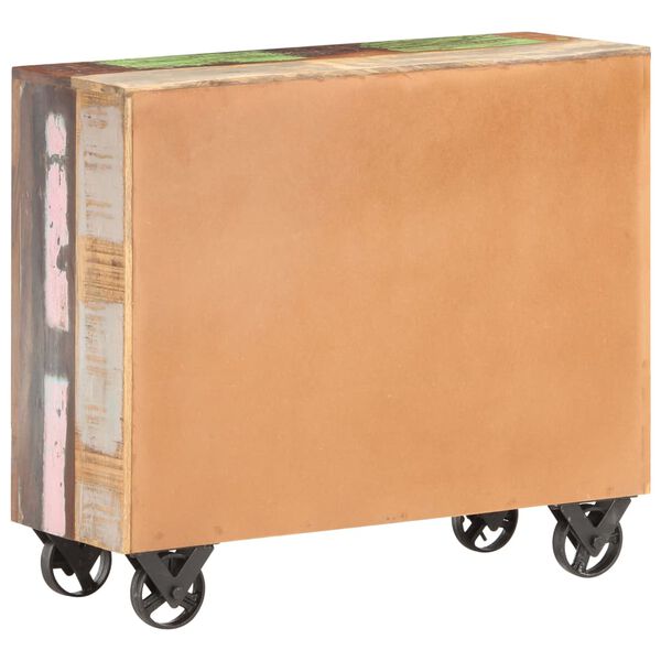 vidaXL サイドボード 80x30x70cm 無垢の再生木材